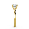 0.50 Carat Round Diamond Solitaire Engagement Ring in 14K Yellow Gold VS1 Clarity, D Color