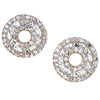 1.50 Carat Natural Diamond 14K Rose Gold Baguette Earrings