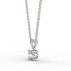 0.50 Carat Round Cut VVS2/D Natural Diamond Pendant in 14K White Gold