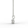 0.50 Carat Round Cut VVS2/D Natural Diamond Pendant in 14K White Gold