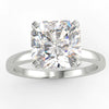 2 Carat Radiant Cut VS2/D Solitaire Natural Diamond Engagement Ring 14K White Gold