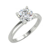 1.27 Carat Round Cut VVS2/H Natural Solitaire Diamond Engagement Ring 14K White Gold