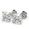 2.40 Carat Round Cut VS2/D Natural Diamond Stud Earrings 14K White Gold